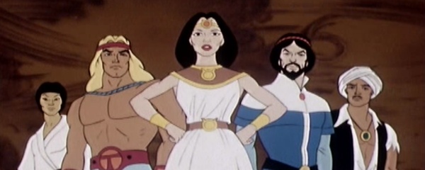Tarzan and The Super 7 - Micro Woman And Super Stretch Cartoon