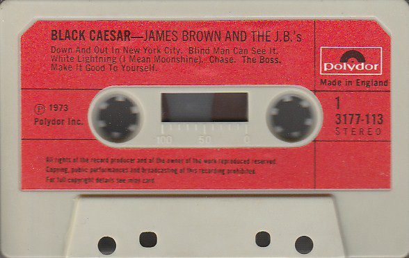 Tape Tuesday – James Brown “Black Caesar” – Nostalgia King