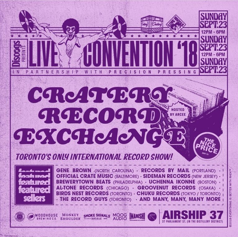 Live Convention ’18 Cratery Record Fair Nostalgia King